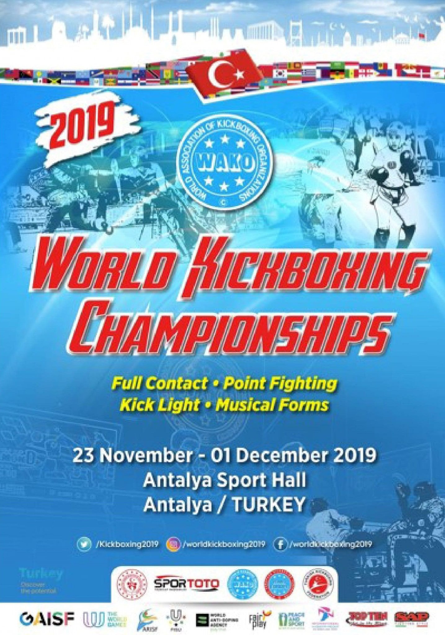 world kickboxing championship 中山拳館朱煦清教練帶隊替台灣出征